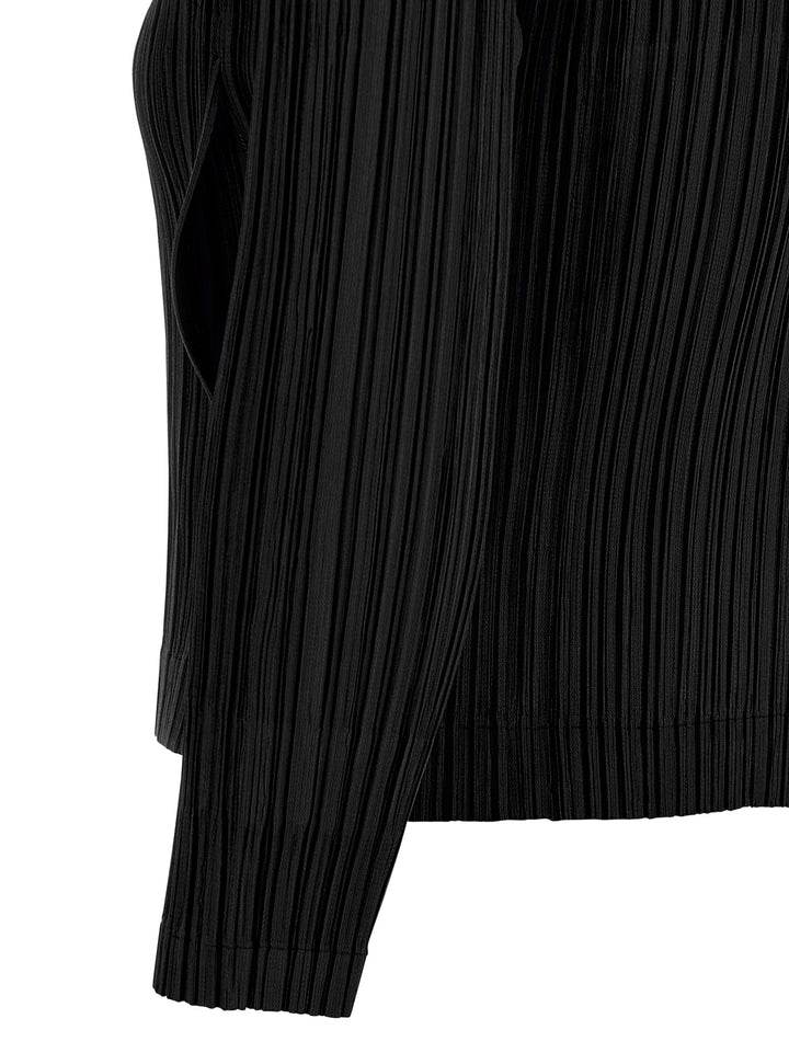 Pleats Please Issey Miyake Monthly Colors: August Maglioni - Nero | bb3e80b2e119b736d4fa4159ab9b97859675f6a5