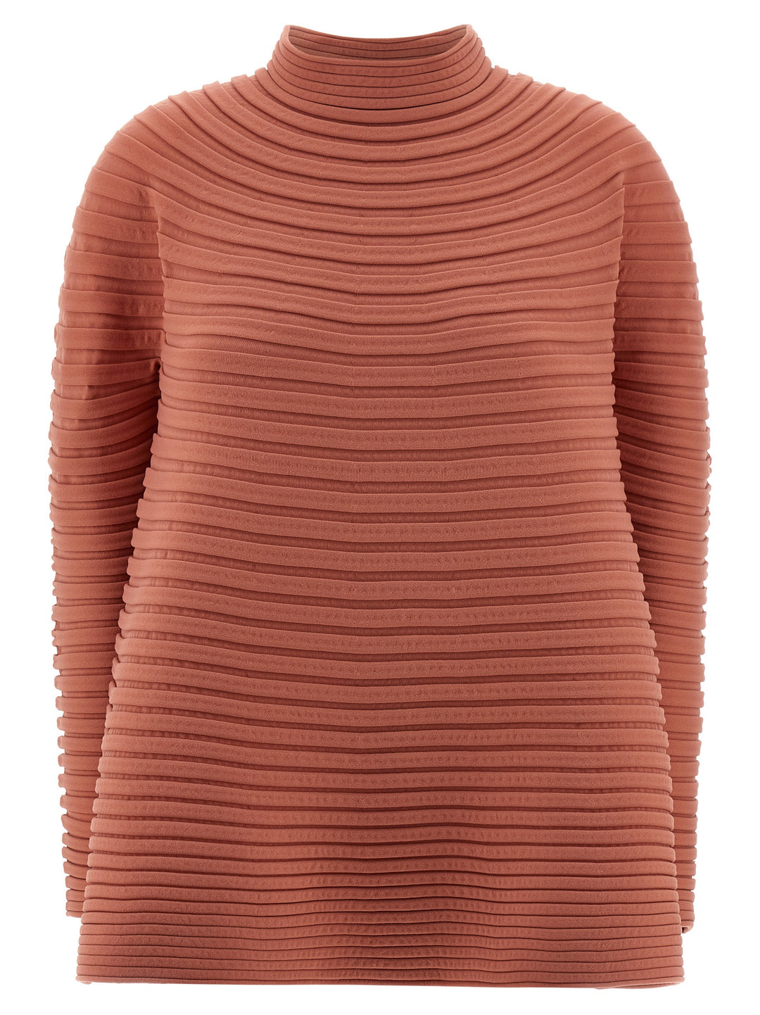 Pleats Please Issey Miyake Bounce Knit Top - Rosa | 0a12e4e2d8163977dda7ee0386542d35d8c13299