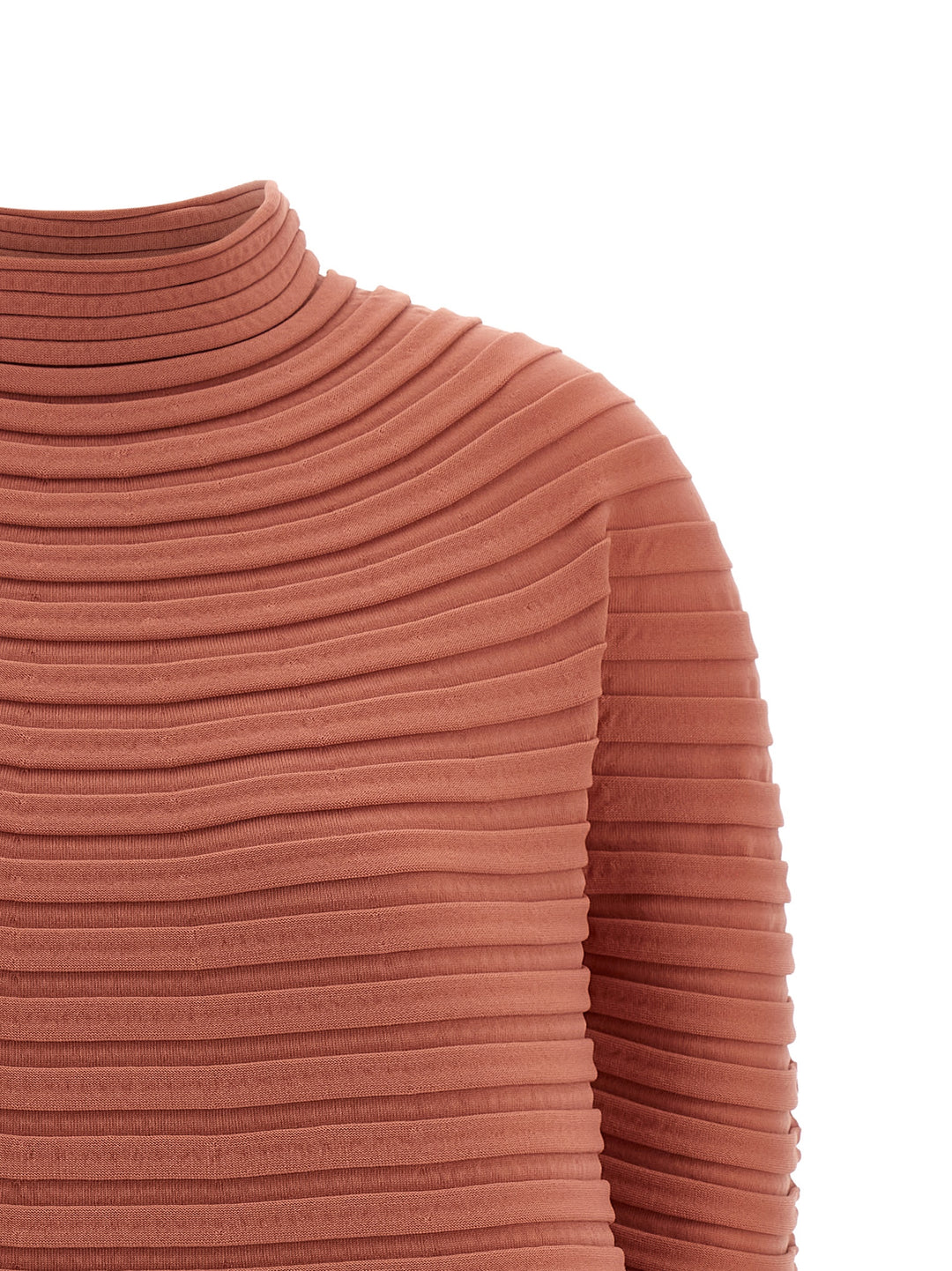 Pleats Please Issey Miyake Bounce Knit Top - Rosa | 976c7400efa8637546c51fcf2c9aec0d9d9e992a