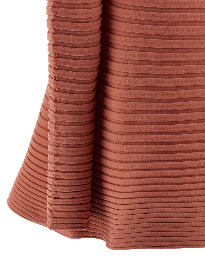 Pleats Please Issey Miyake Bounce Knit Top - Rosa | 8895213aa195393a10a34259a48ff19940b46185