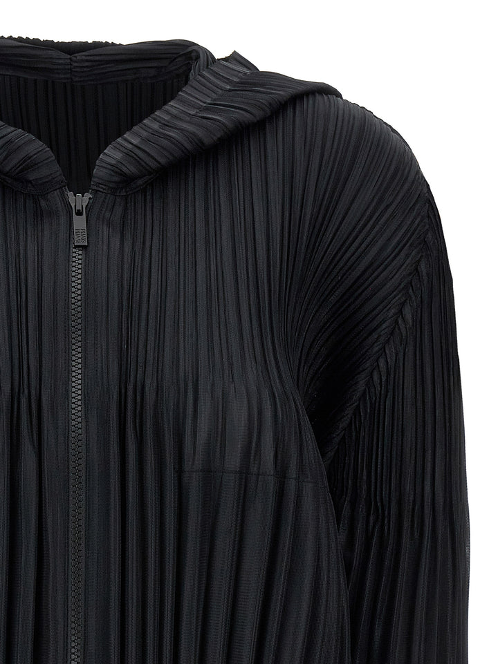 Pleats Please Issey Miyake Fluffy Basics Maglioni - Nero | 508617a932539d9592b68a24fd3f1cf11f81dae2