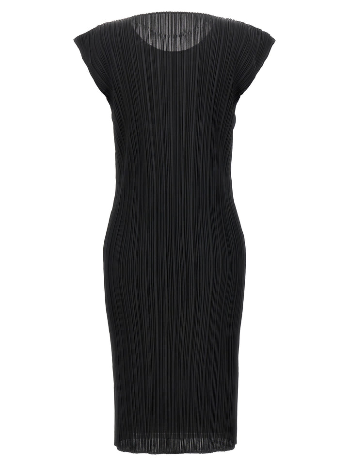 Pleats Please Issey Miyake Pleated Dress Abiti - Nero | 471ad8f6bb49cd7660a5c67e554e92594da0598d