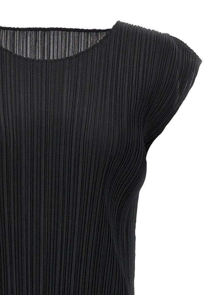 Pleats Please Issey Miyake Pleated Dress Abiti - Nero | 4ab6ac5ce47d3cf56bdd98d650d3efa9f4b21637