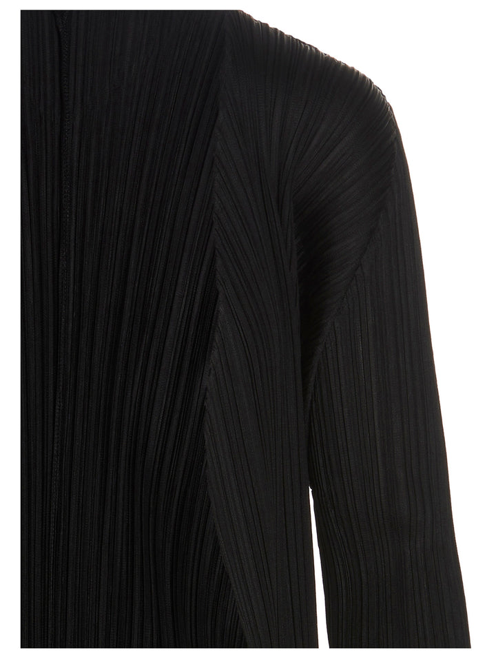 Pleats Please Issey Miyake Basics Trench e Impermeabili - Nero | c04995fbc3b8db1eda4de617adcf01ea50a4843e