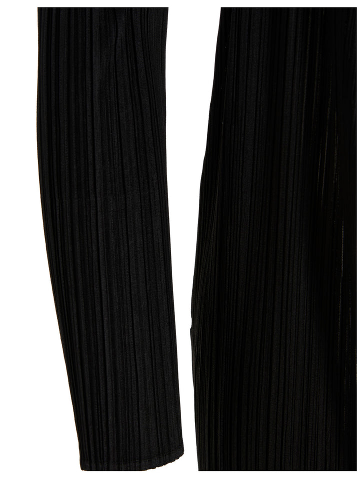 Pleats Please Issey Miyake Basics Trench e Impermeabili - Nero | 4a4abb5f0c19ea26255e434bb5856de9bfa8694d