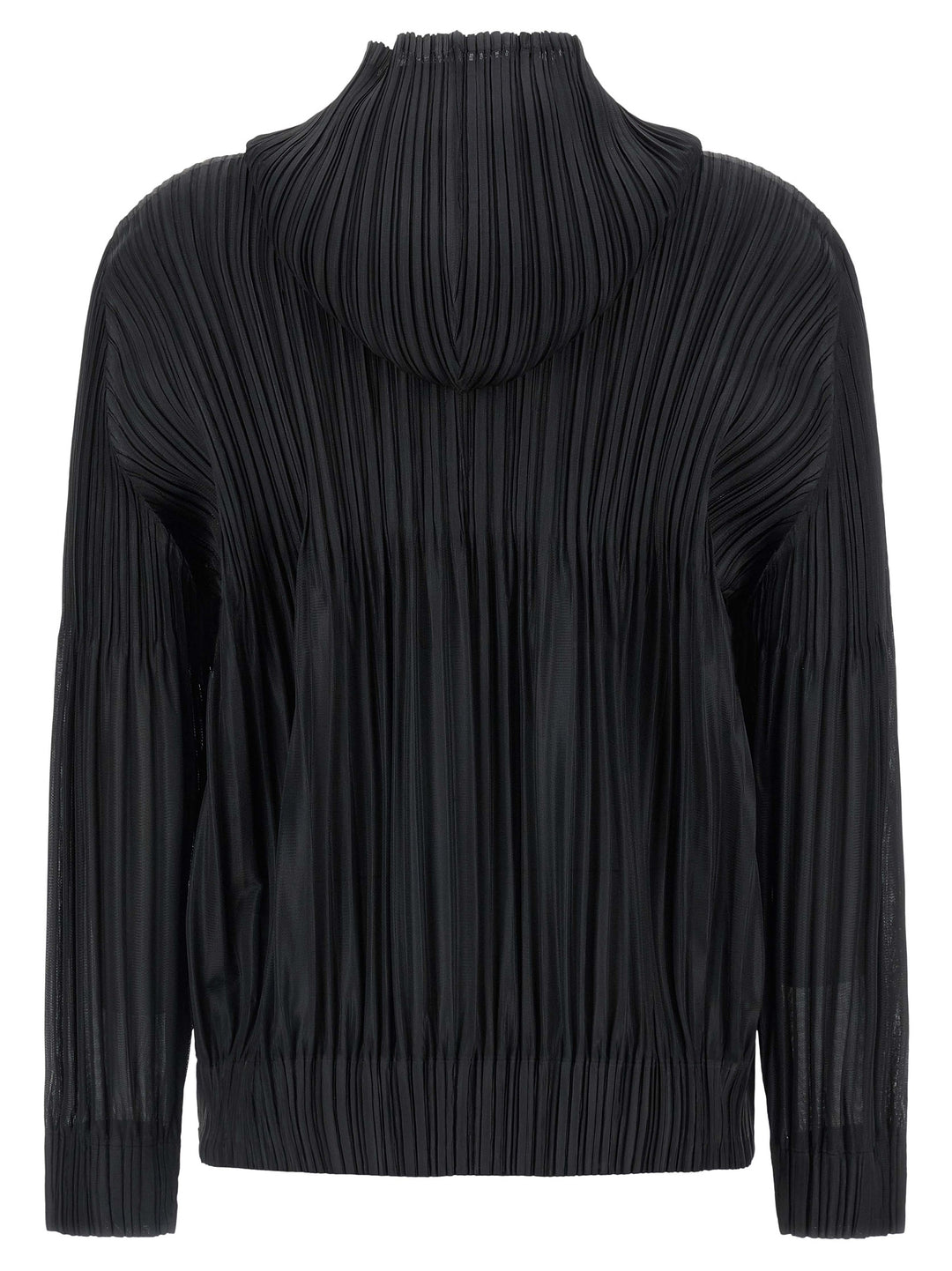 Pleats Please Issey Miyake Fluffy Basics Maglioni - Nero | e367fdf4f50cbec048463e45a2f4abb0e6c5996a