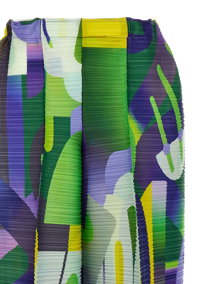 Pleats Please Issey Miyake Playground Pantaloni - Multicolor | 9a9b11709d656968d37e639a763b8810cea376a0