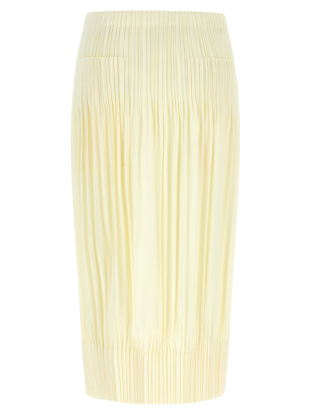 Pleats Please Issey Miyake Pleated Skirt Gonne - Giallo | f3dad2b6682fc8e5ef50a9c019044b14d6faf040