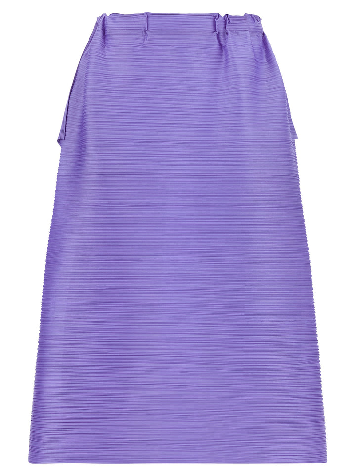 Pleats Please Issey Miyake Bouncy Basket Gonne - Viola | b9f2bc193ed2fd69db1d77b1502dd0081082b113