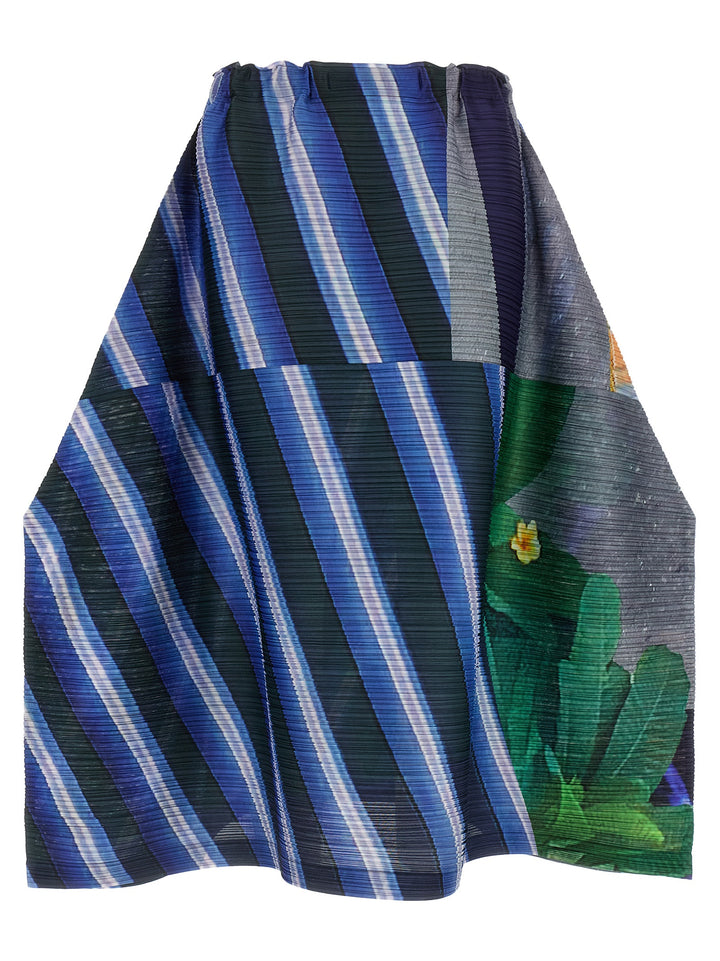 Pleats Please Issey Miyake City Collage Gonne - Blu | b9f2f8aed4cd4109a9e7bec59ab1edd2ea02fb08