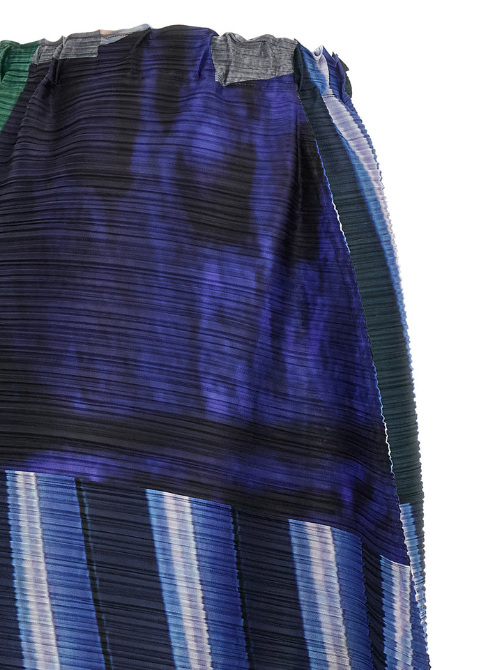 Pleats Please Issey Miyake City Collage Gonne - Blu | 61a53986a5a67a61c19de19bcd2b3ea37f6f6945