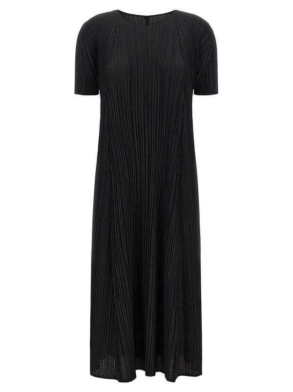 Mellow Pleats Abiti Nero