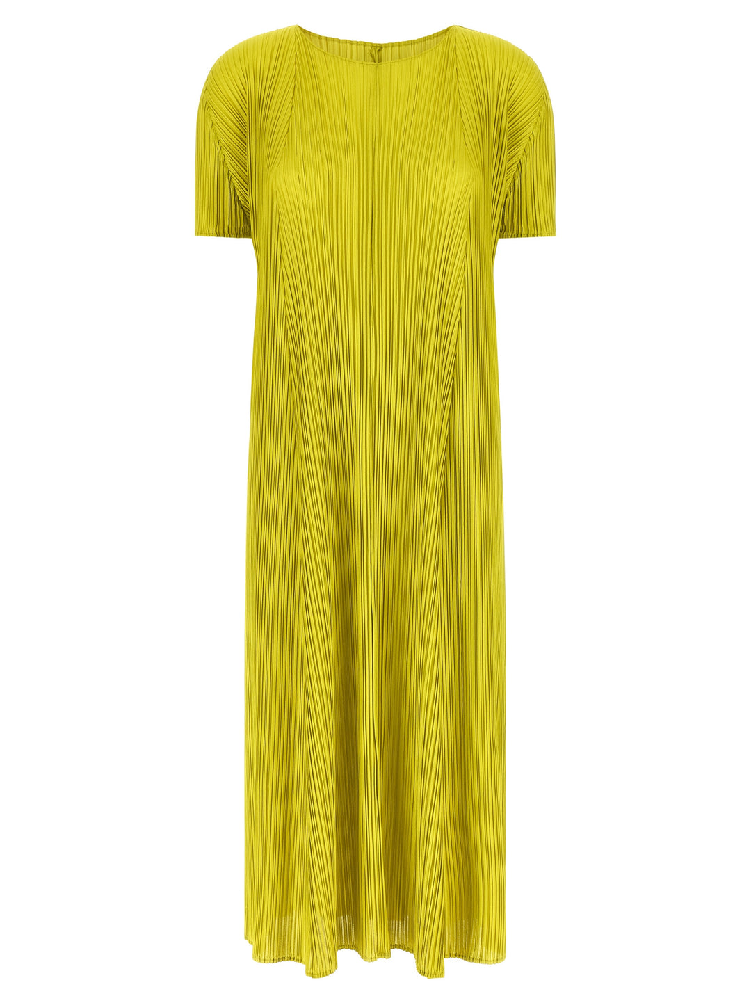 Pleats Please Issey Miyake Mellow Pleats Abiti - Verde | 93ea2445d87a2cdcbbb62d7c7fdc99563fe22941