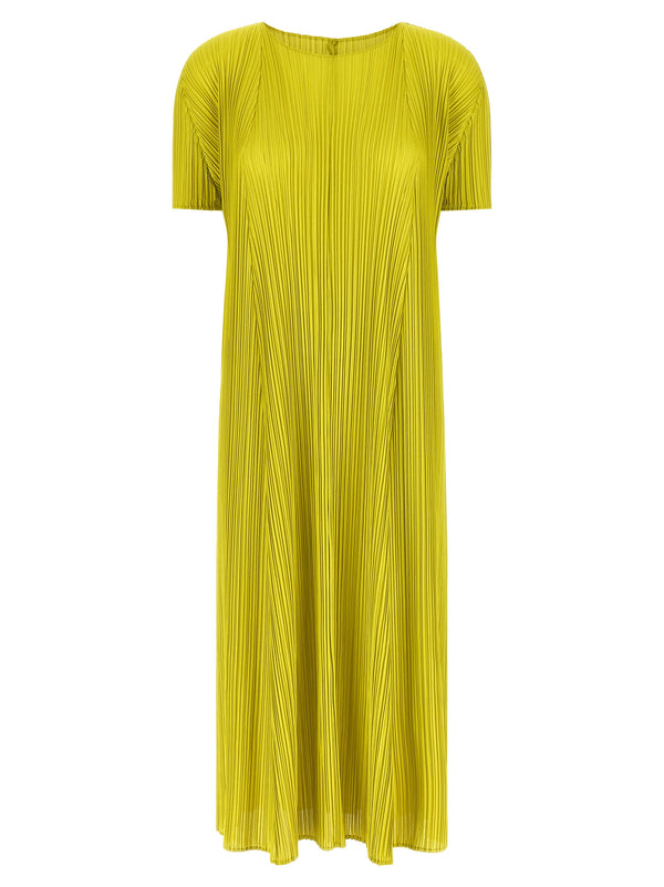 Mellow Pleats Abiti Verde