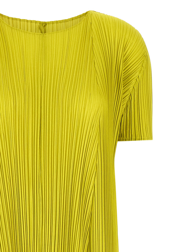 Pleats Please Issey Miyake Mellow Pleats Abiti - Verde | 0800c3a287d02c0efbca0399f3c0fc3ce19533f1