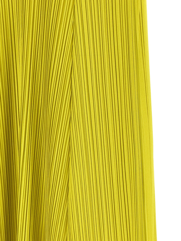 Pleats Please Issey Miyake Mellow Pleats Abiti - Verde | bc84991859d82cdf37c6ed5b15f8ccf582fcd438