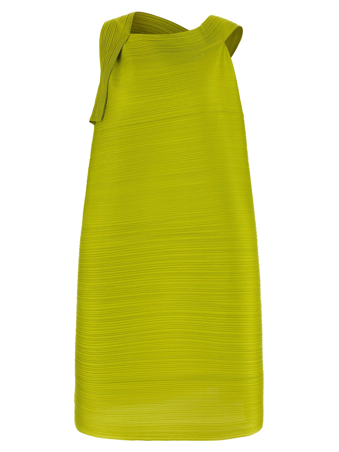 Pleats Please Issey Miyake Bouncy Basket Abiti - Verde | 85cf8e225f3e69769568a6d596119912513a7a53