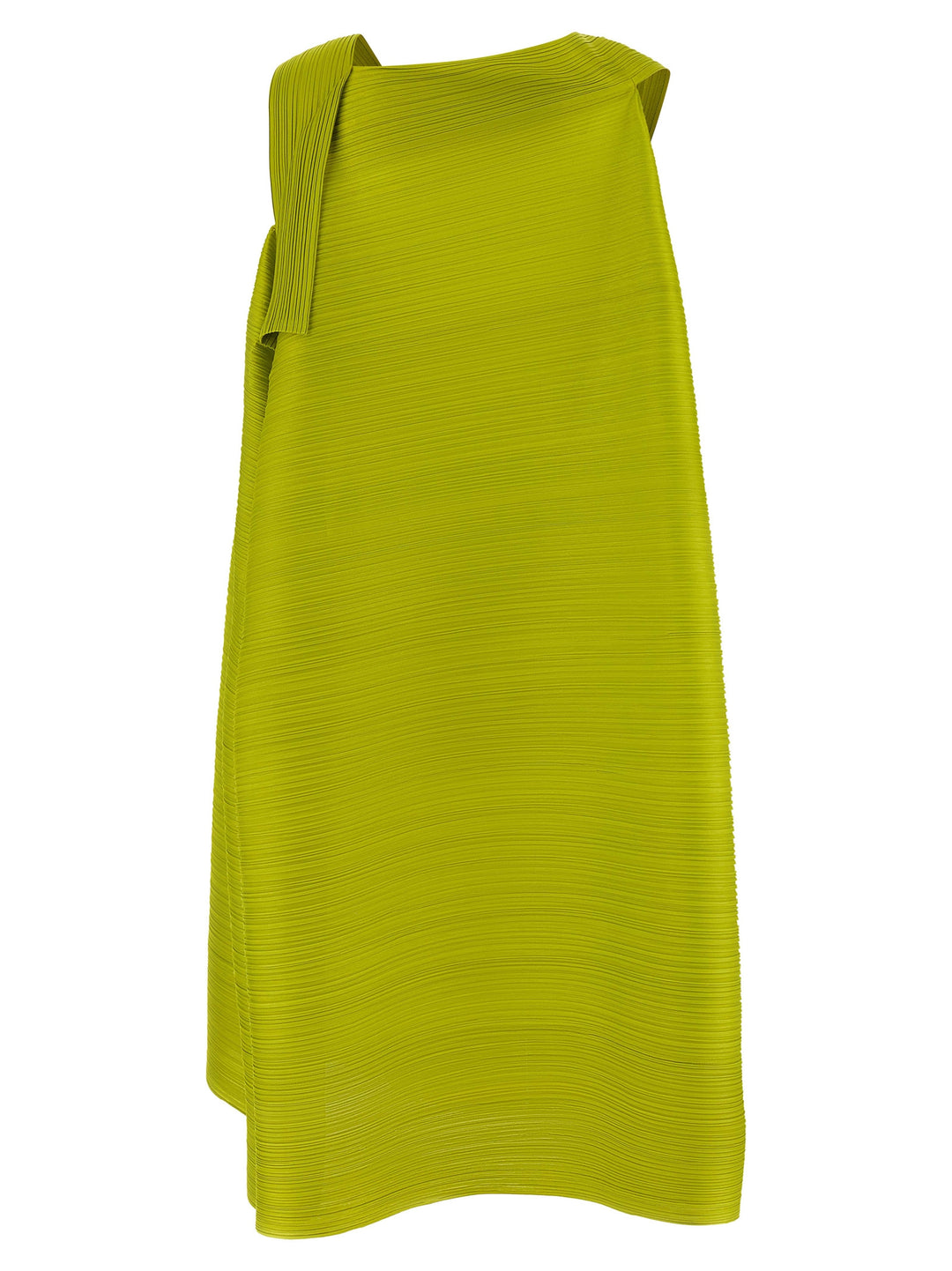 Pleats Please Issey Miyake Bouncy Basket Abiti - Verde | 6debf06de884dffb209a8b6406f9ca8e61fb02c8
