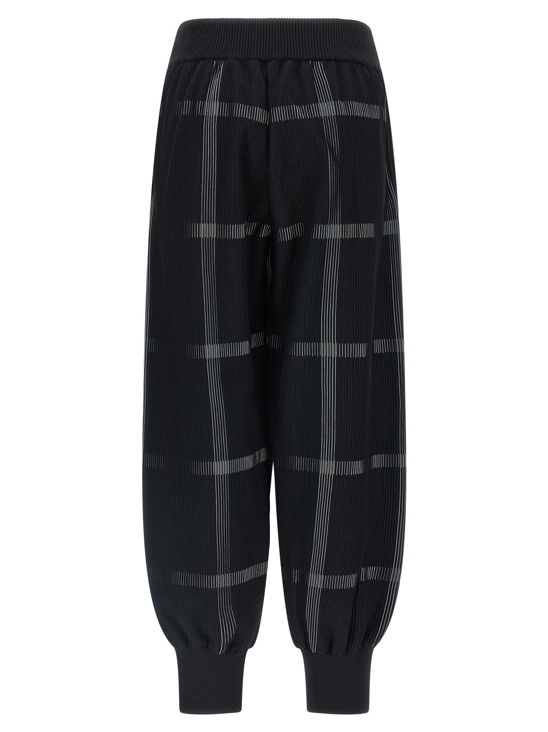 Pleats Please Issey Miyake Crossing Knit Pantaloni - Nero | c24fcd34351fc5eb6b10152c0faae201ffa7f654