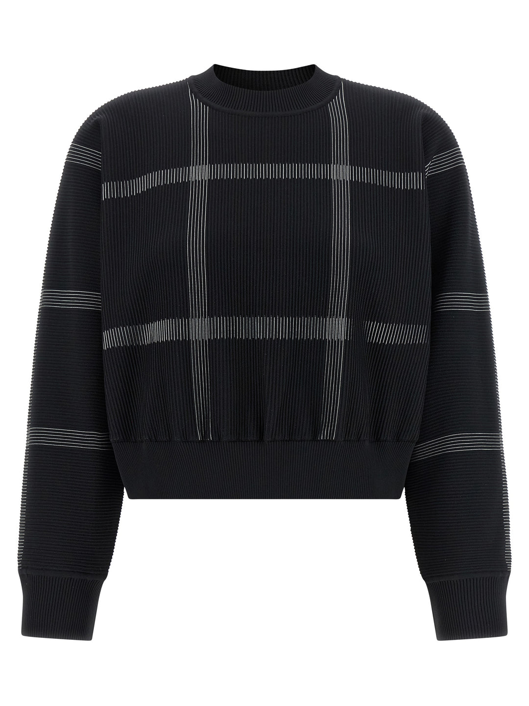 Pleats Please Issey Miyake Crossing Knit Maglioni - Nero | 6d0c9554a7c07b80ad30d5725d6eaf0e0a73d15c
