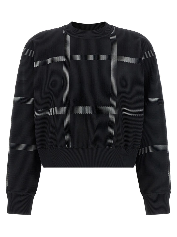 Pleats Please Issey Miyake Crossing Knit Maglioni - Nero | 6d0c9554a7c07b80ad30d5725d6eaf0e0a73d15c