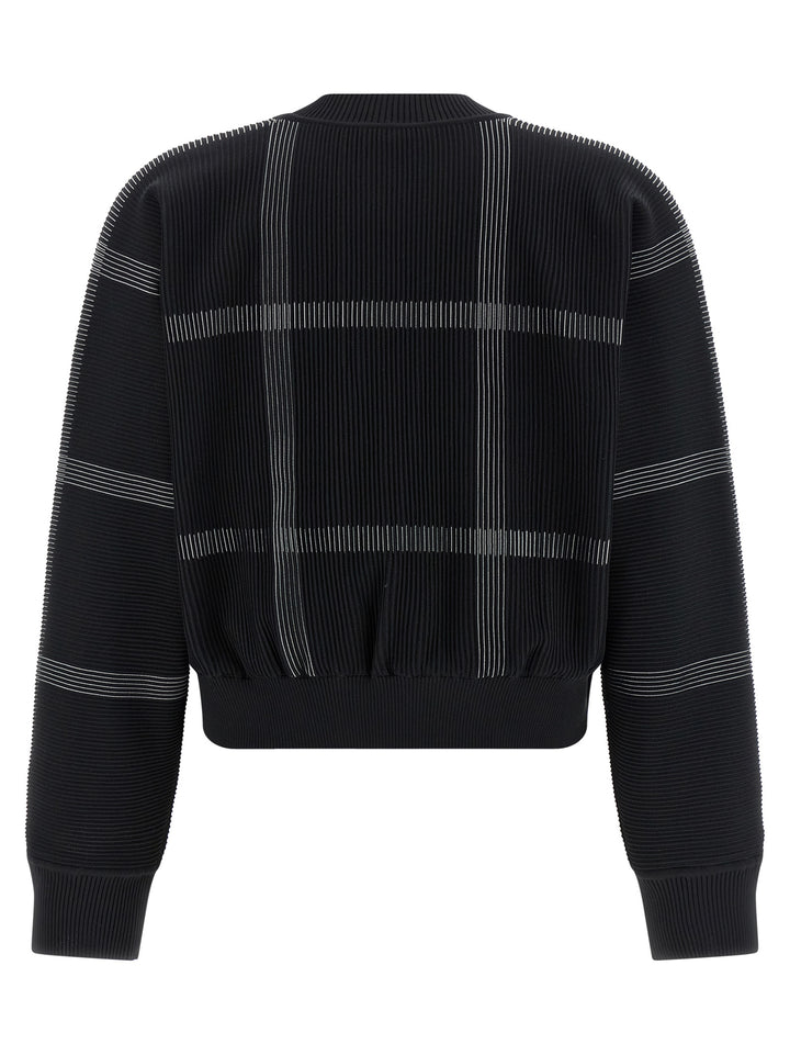 Pleats Please Issey Miyake Crossing Knit Maglioni - Nero | 00889be5197e5bc4b781a038fdf7e3d8cc3459e4