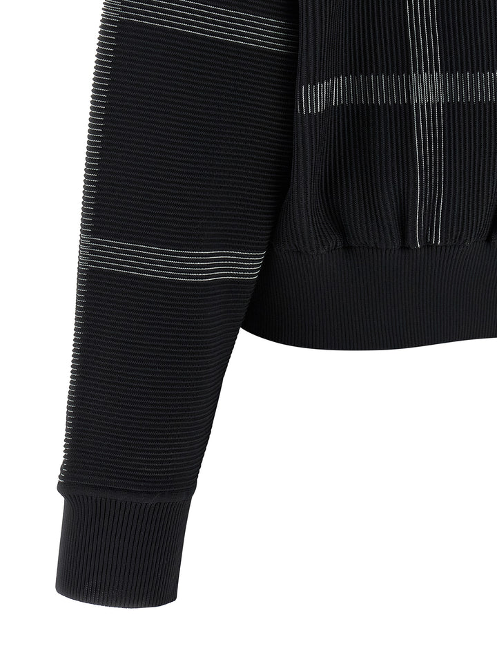 Pleats Please Issey Miyake Crossing Knit Maglioni - Nero | 4a9a9a0489e351594218462546813bb1a5d9b424