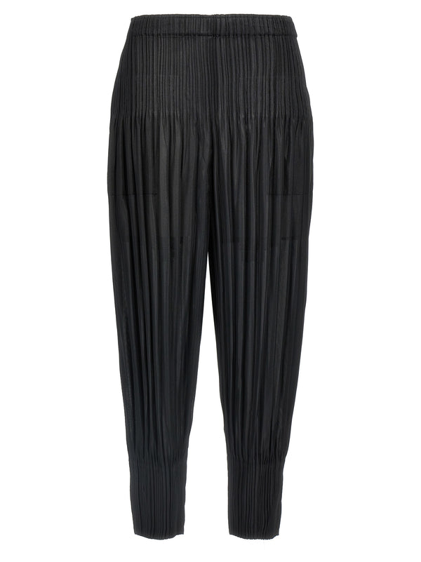 Fluffy Basics Pantaloni Nero