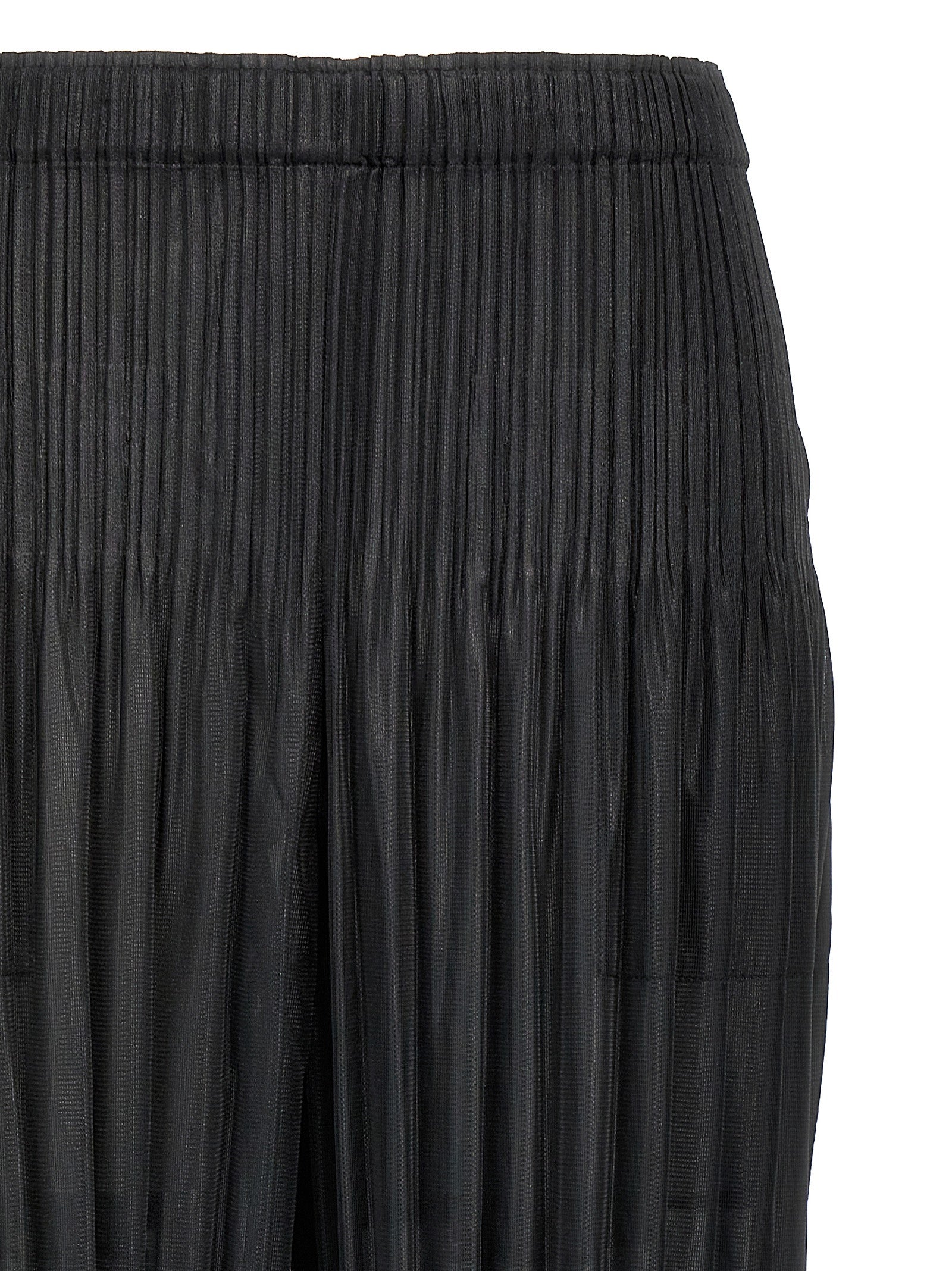 Pleats Please Issey Miyake Fluffy Basics Pantaloni - Nero | a22ff537b37e6ab1ec0aa5aa6636f16ae94b242c