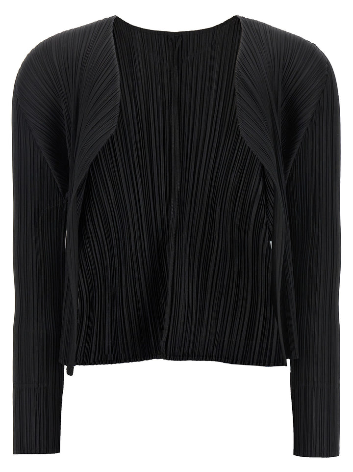 Pleats Please Issey Miyake Monthly Colors: June Maglioni - Nero | 0d77020ee1356797d62d6526d2584a3d631eb1c9