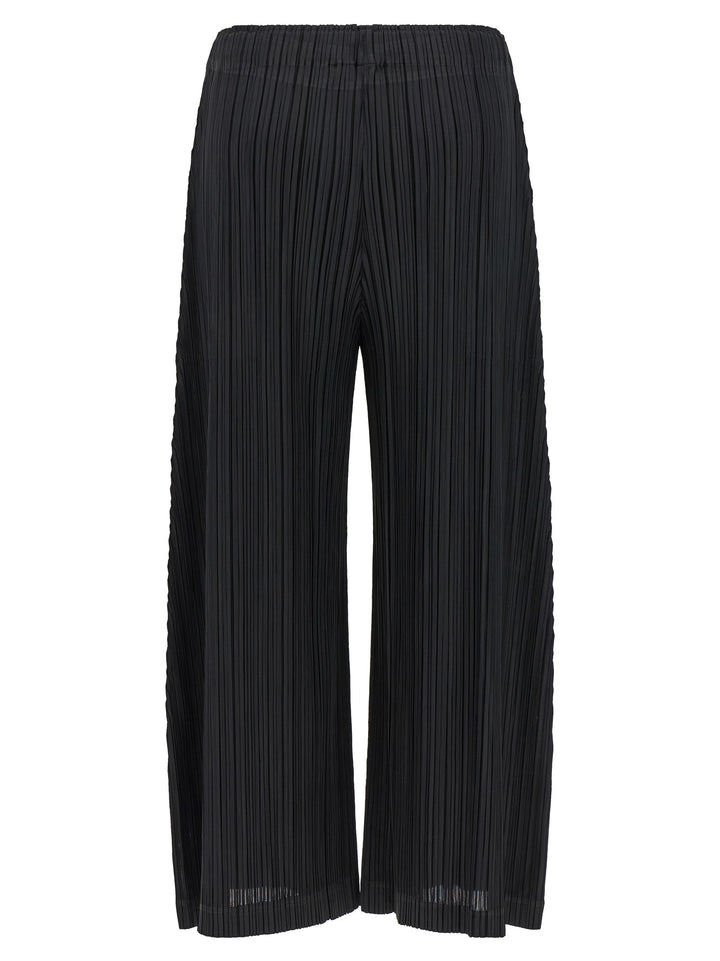 Pleats Please Issey Miyake Thicker Bottoms 1 Pantaloni - Nero | 042d09452d5ba4efdcb97f4042fa28e1a4917067
