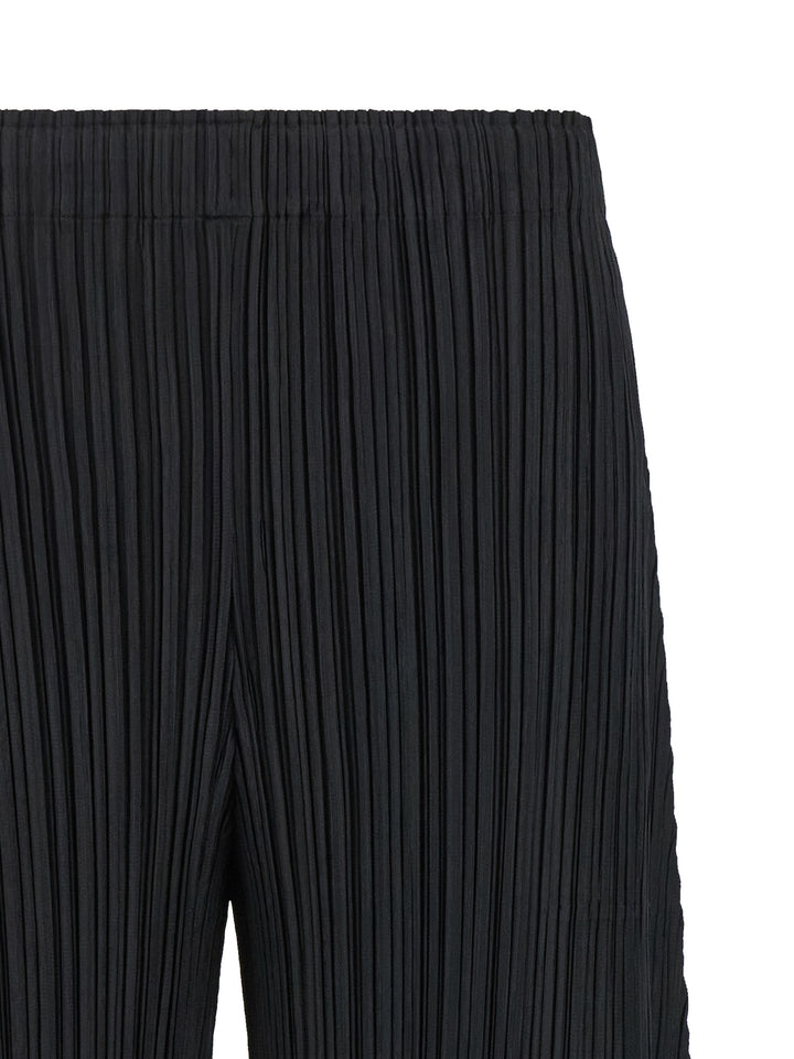 Pleats Please Issey Miyake Thicker Bottoms 1 Pantaloni - Nero | 720d6e0078edd44aa8e1ddf7e8fe3f14ef5a954a