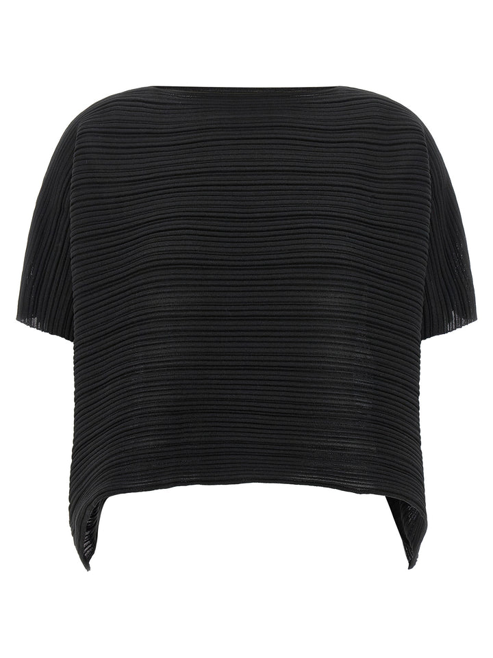 Pleats Please Issey Miyake Paper Bounce Camicie - Nero | 160ea9a7eeb613585bb0bec3ae00251e7f4221d3