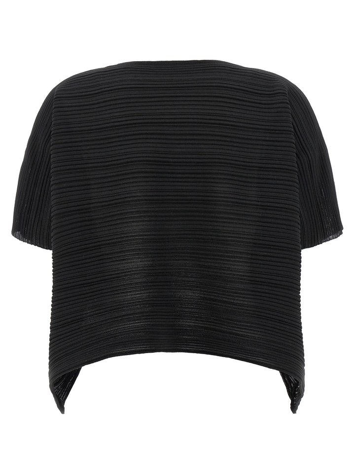 Pleats Please Issey Miyake Paper Bounce Camicie - Nero | c1e7ebe405e0522aace059ae1599dea88db2d453