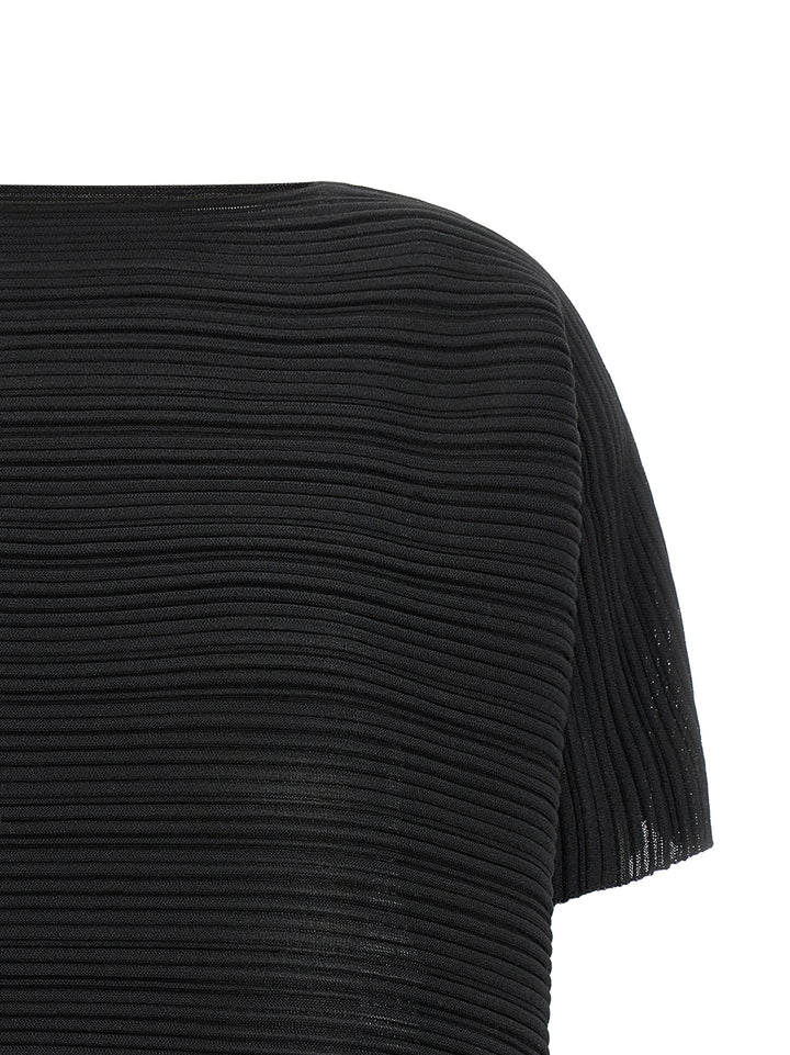 Pleats Please Issey Miyake Paper Bounce Camicie - Nero | 06223db85a9ec7ef16bb113368e873bbcebd8230