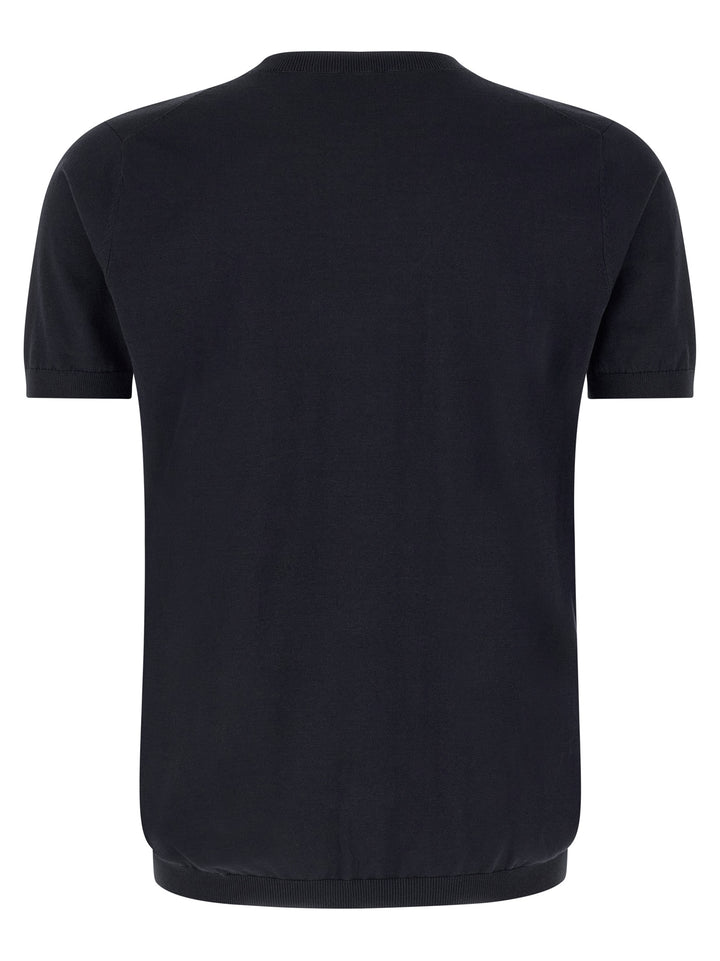 Riviera Project Linen Cotton Sweater Maglioni - Blu | 7e638961111e4cef6d2bb651653045e4929f7a60