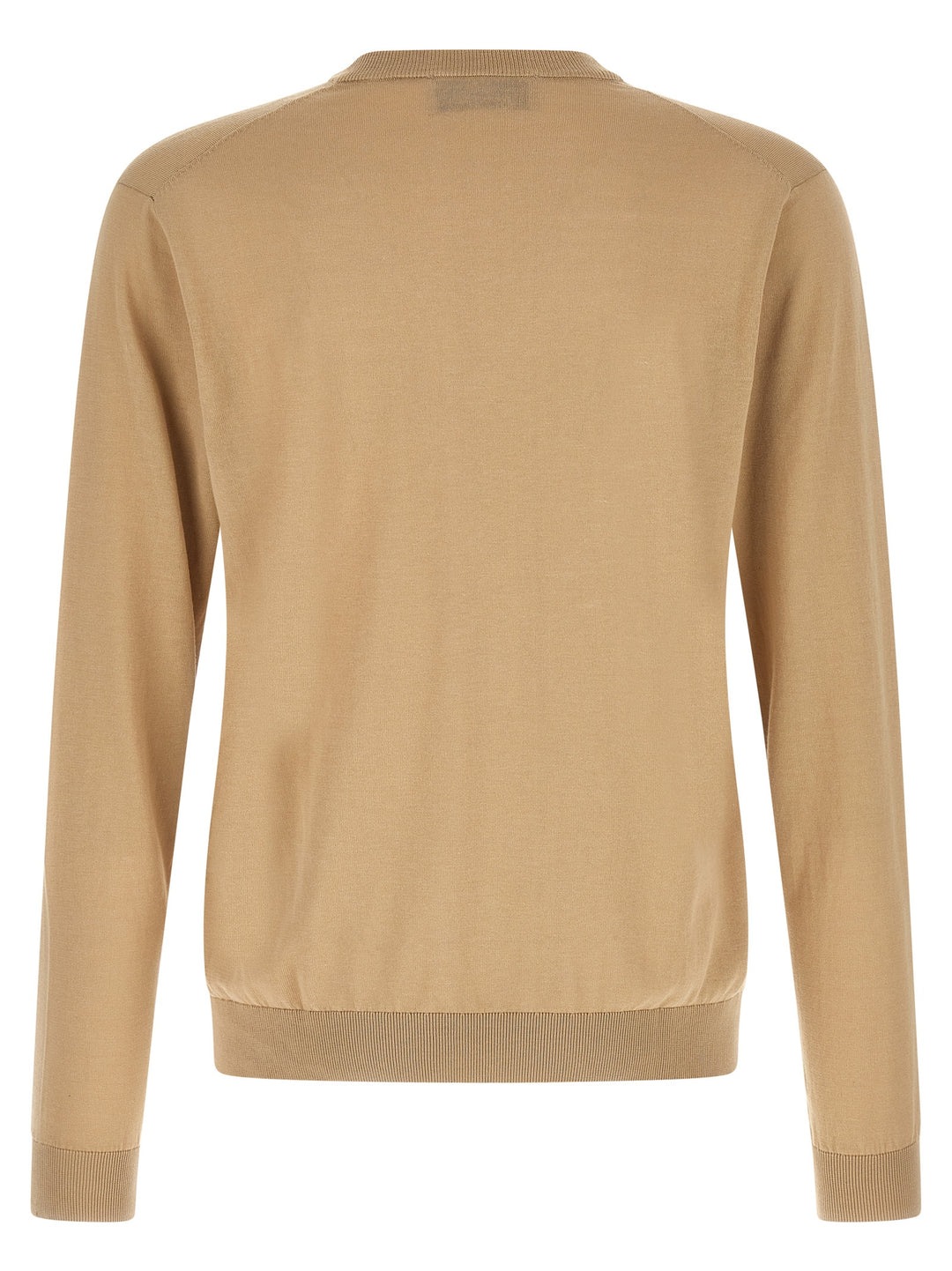 Riviera Project Cotton And Silk Sweater Maglioni - Beige | 2130a6ea1b7ce6a55312825bdd75c51e2f019a54
