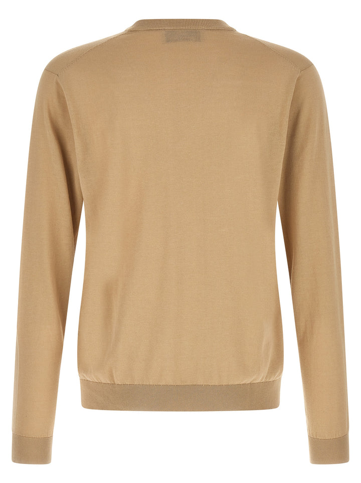 Riviera Project Cotton And Silk Sweater Maglioni - Beige | 2130a6ea1b7ce6a55312825bdd75c51e2f019a54