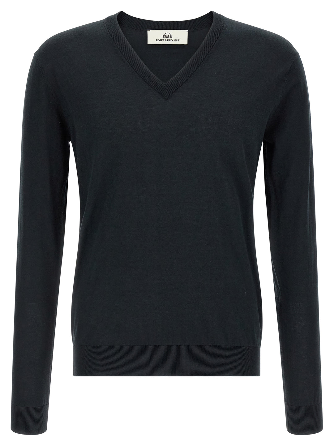 Riviera Project Cotton And Silk Sweater Maglioni - Blu | 5a1b70e2a599bf532b6f83658718a084a3c34ec8