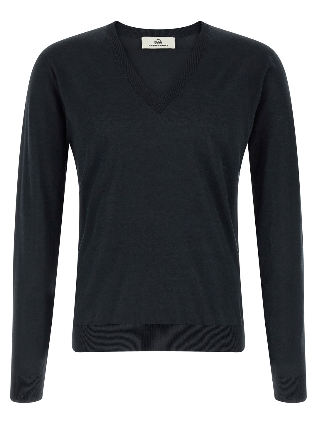 Riviera Project Cotton And Silk Sweater Maglioni - Blu | e1ed112efae2802e3fd0b907718c7b191b4919ae