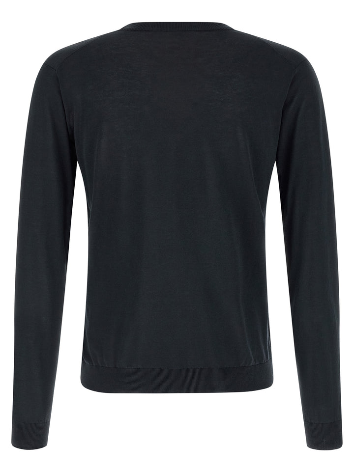 Riviera Project Cotton And Silk Sweater Maglioni - Blu | 467ad05d3ec5b60413d04654a2bcc2a52b619e6a