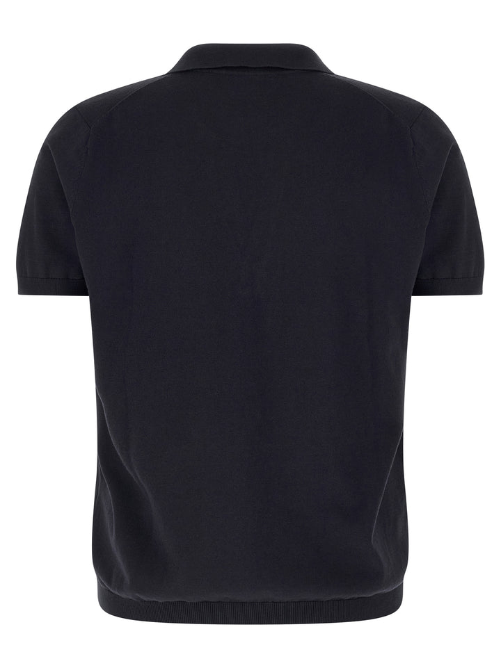 Riviera Project Open Collar  Shirt Polo - Blu | a1e5a78cae21d967f441bf8b17b0f303f97e93a2