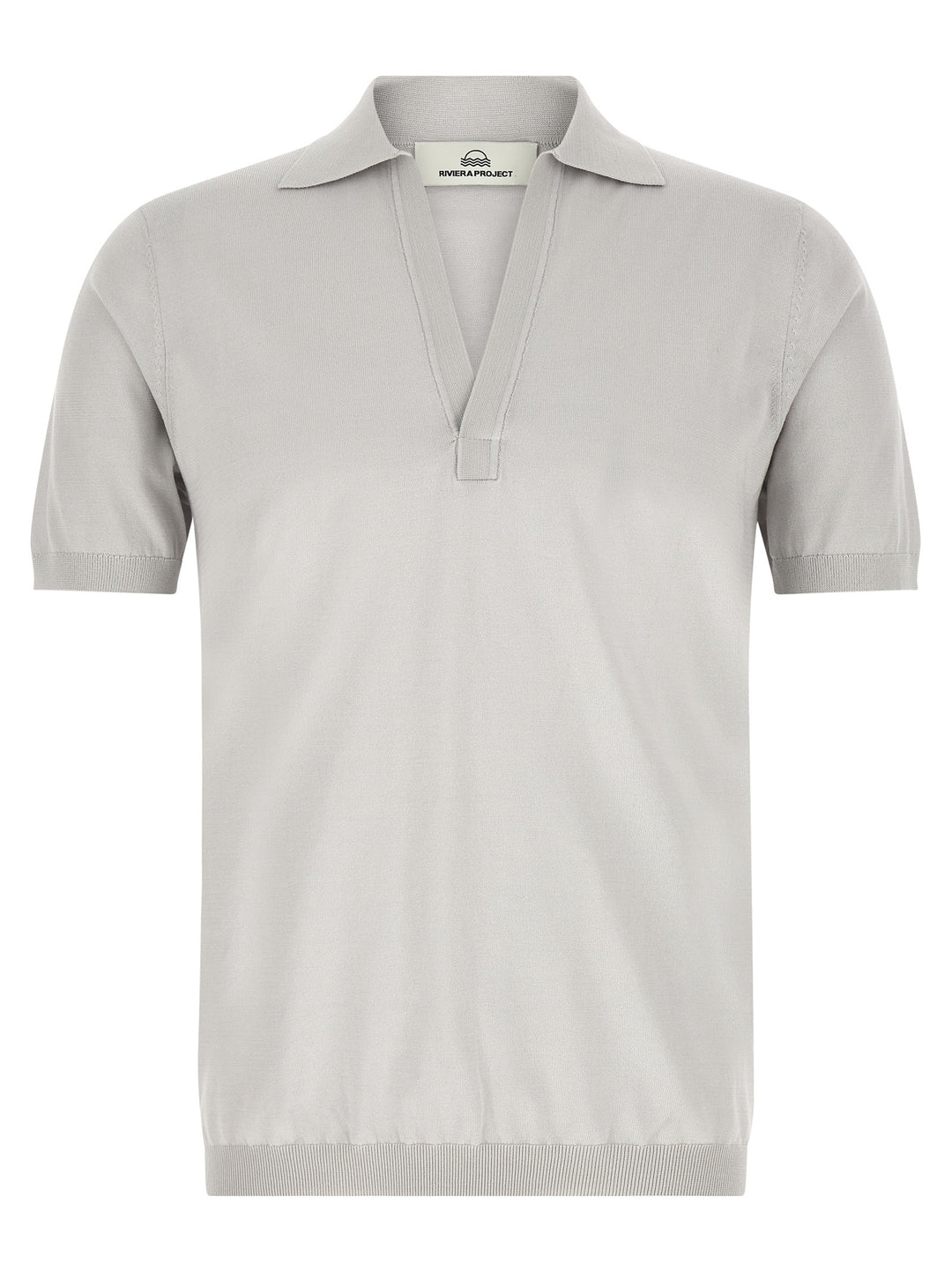Riviera Project Open Collar  Shirt Polo - Grigio | 698065483389493728102b17ca8f708bc0ec57f9