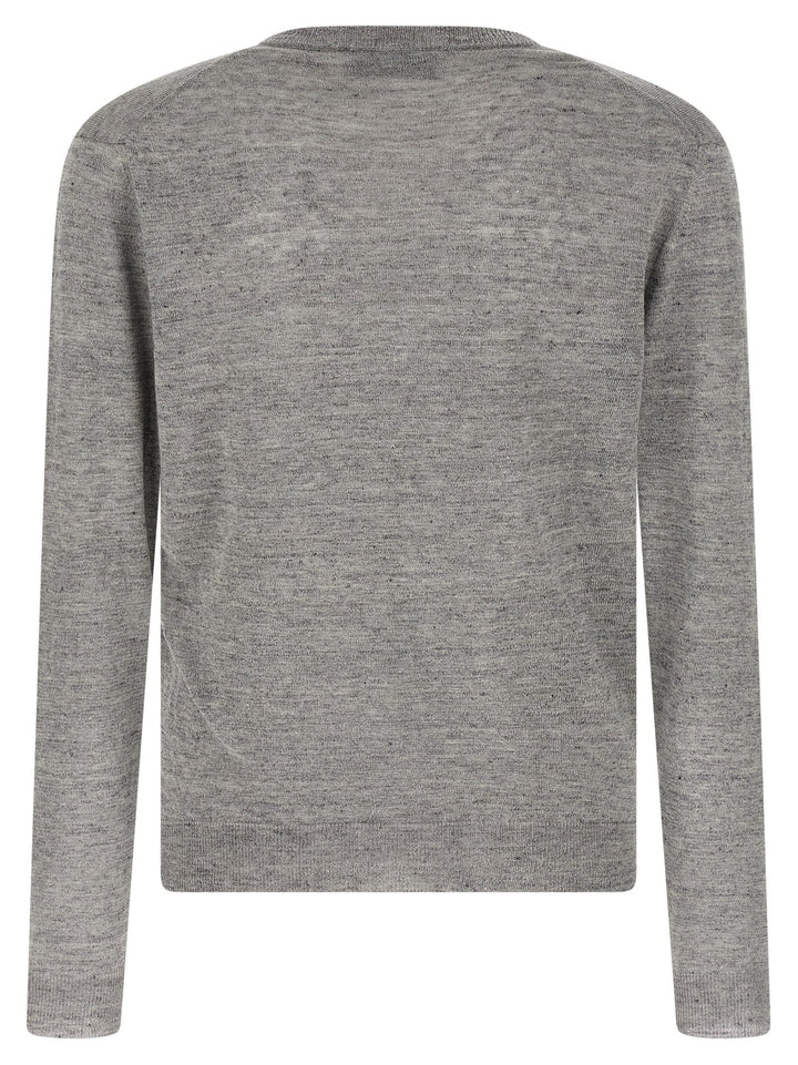 Riviera Project Linen And Silk Sweater Maglioni - Grigio | 9f05c0ff07d24f2e679e1727c6605b7327fd2582