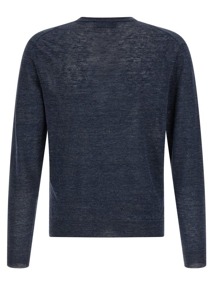 Riviera Project Linen And Silk Sweater Maglioni - Blu | 1ab3d28ccc79f69804a822f42ba7768a45db42fa