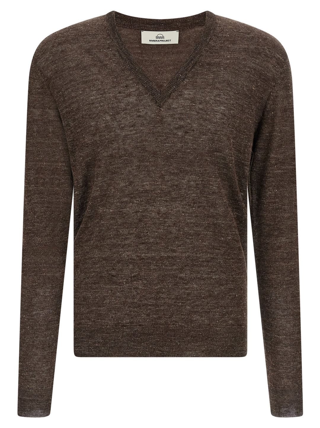 Riviera Project Linen And Silk Sweater Maglioni - Marrone | 9984cdf9b7ae574a114e1a63a8e2722ab2d27ebc