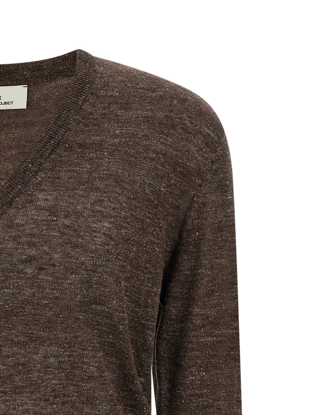 Riviera Project Linen And Silk Sweater Maglioni - Marrone | 9de8aa0c396ff1653f827414ab6015fb630bd005