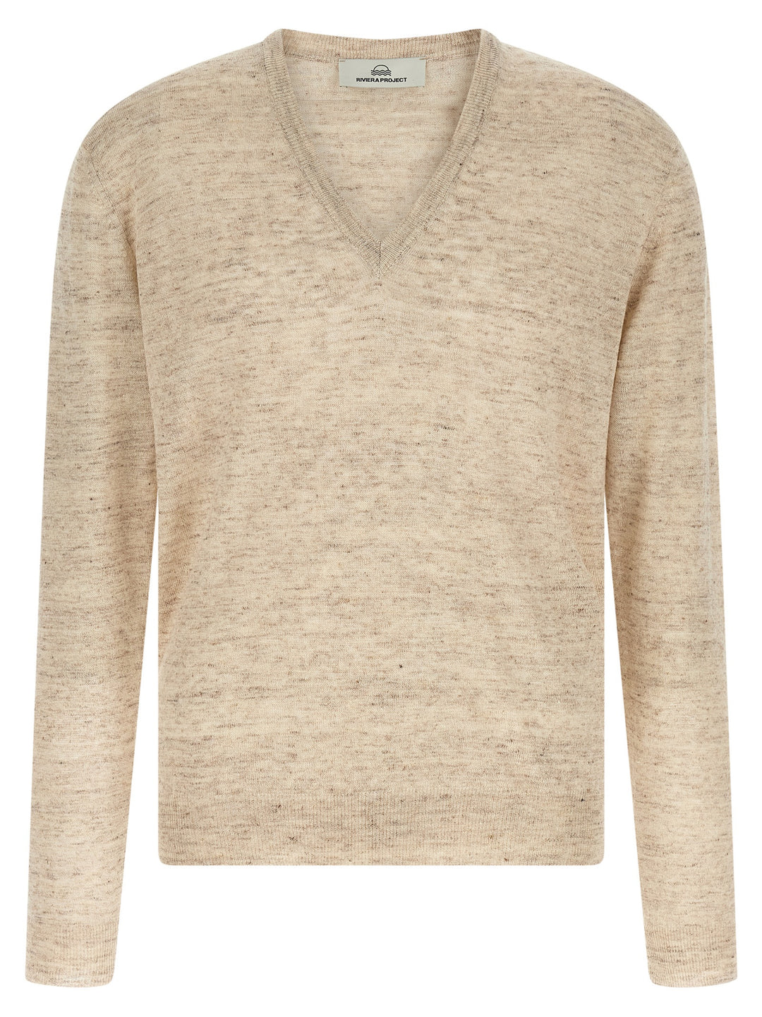 Riviera Project Linen And Silk Sweater Maglioni - Beige | 0a7786d4ffe1e7e950a95fec60d0f1183fbf46a2