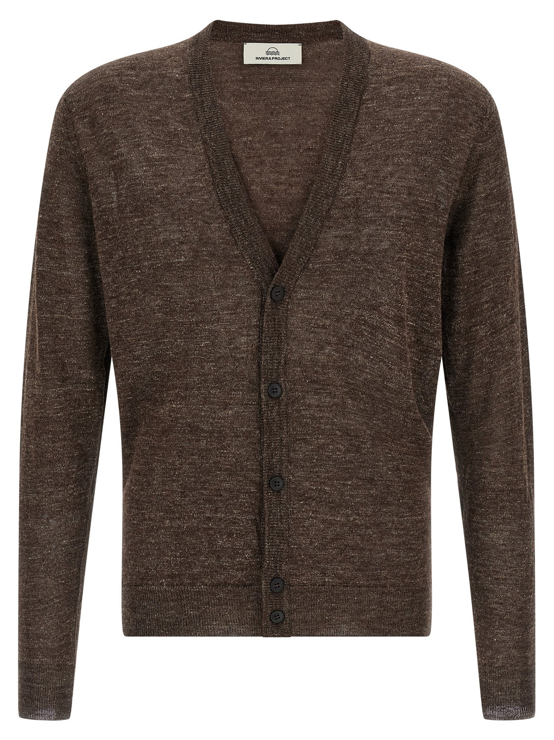 Riviera Project Linen Silk Cardigan Maglioni - Marrone | bf9523f0f4d6cb66ce39f84f501dc391ea875261