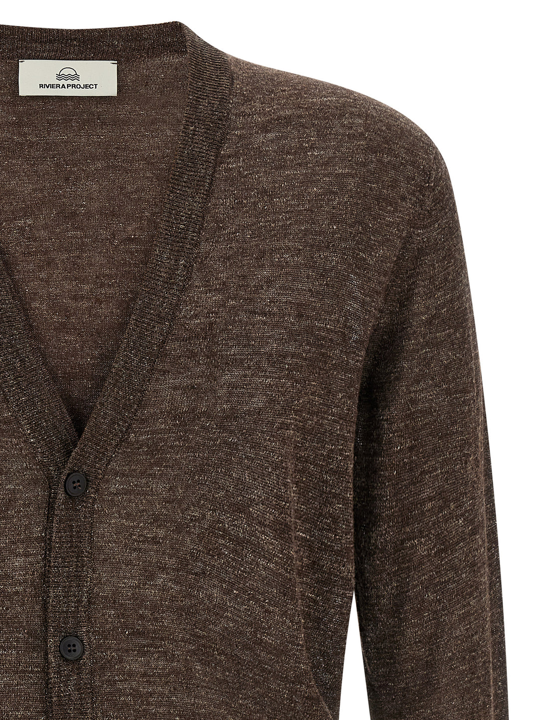 Riviera Project Linen Silk Cardigan Maglioni - Marrone | 2f496399a92cdf028880154cd011862f0c274c94